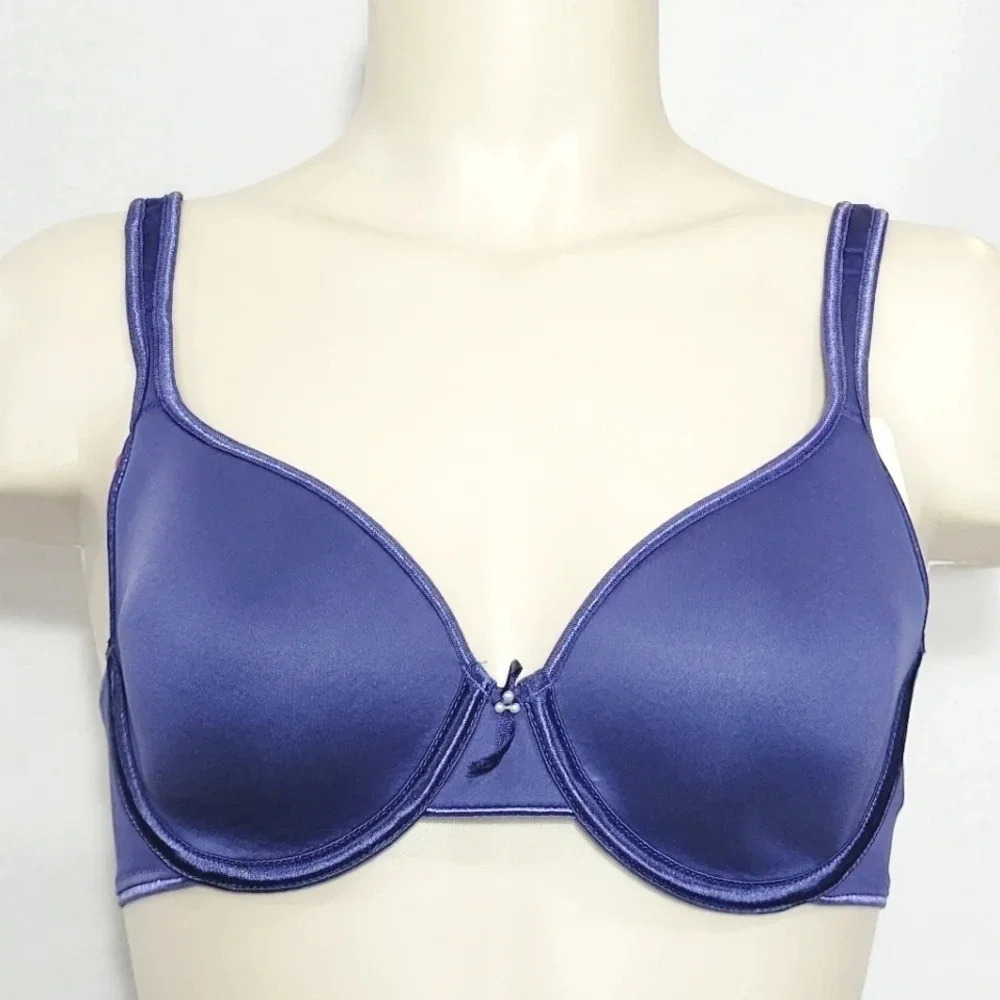 34A Company Ellen Tracy 6331 Contour Cup Underwire Bra Blue NEW WITH TAGS New w